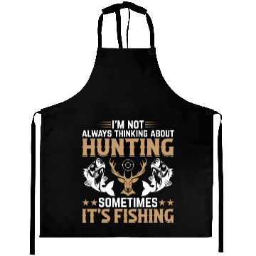 Discover Fish Fishing Deer Hunting Trout Fishing - Deer Hun Aprons