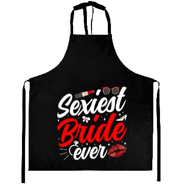 Discover Sexiest Bride Ever Wedding Party Bachelorette Aprons