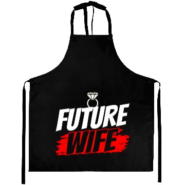 Discover Future Wife Bride Party Wedding Bachelorette Aprons