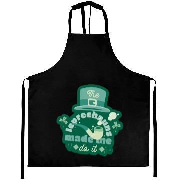 Discover leprechauns made me do it Aprons