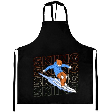 Discover Skiing Alps Mountains Skis Aprons