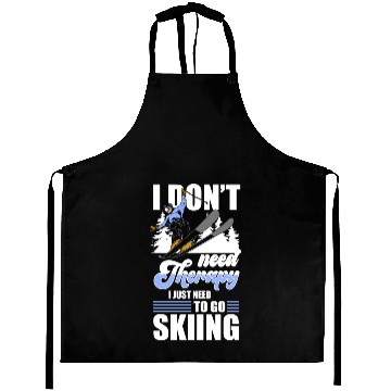 Discover Winter Sports Vacation Skier Aprons