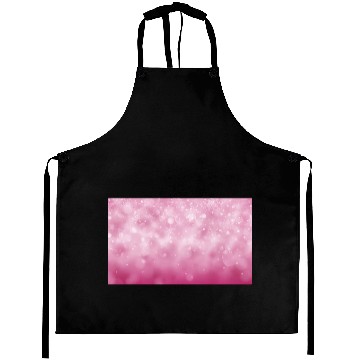 Discover Pink Bokeh Christmas Snowflakes Aprons
