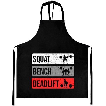 Discover Gym Workout Squat Bench Deadlift Aprons
