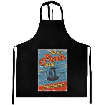 Discover Micro penis club president Aprons