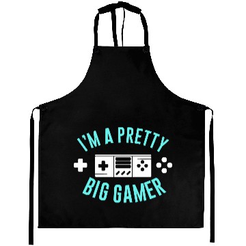 Discover Pretty Big Gamer Video Game Player Gaming Gifts Aprons