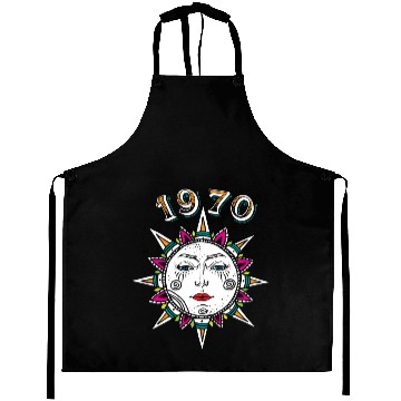 Discover 1970 Sun Face Aprons