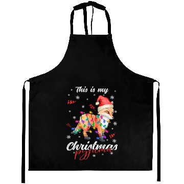 Discover Winter Christmas Pyjama Fox Aprons