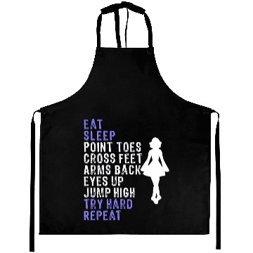 Discover Best Funny Eat Sleep Irish Dance Girls Aprons