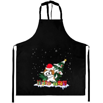 Discover Saint Bernard Christmas Dabbing Santa Xmas Pajama Aprons