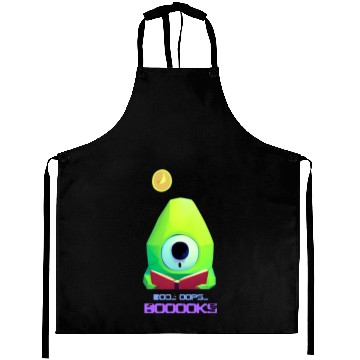 Discover Cute Ghost Book Reading Teacher Funny Halloween Aprons