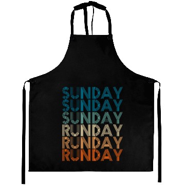 Discover Sunday Runday Vintage Fitness Aprons