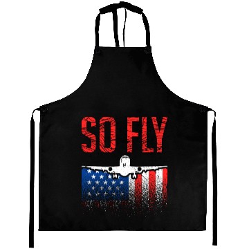 Discover So Fly USA Pilot Airplane Aprons