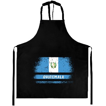 Discover Guatemala flag Aprons