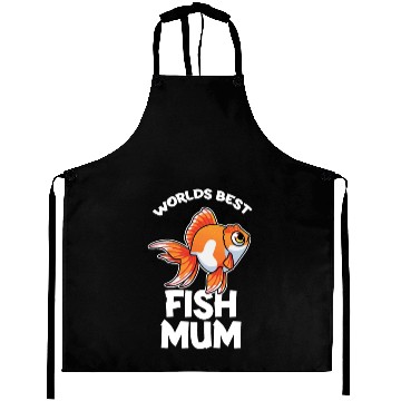 Discover Worlds Best Fish Mum Aprons