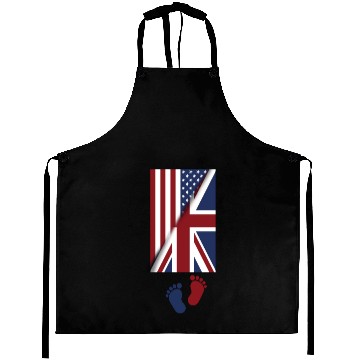 Discover American Union Jack Flag Baby american union jack Aprons