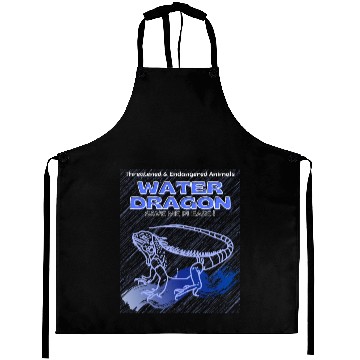 Discover Save Threatened Water Dragon Aprons