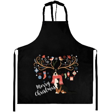 Discover Bernese Mountain Dog Christmas Aprons