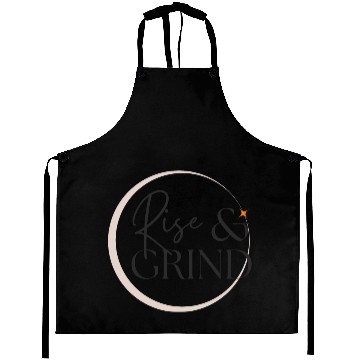 Discover rise and grind Aprons
