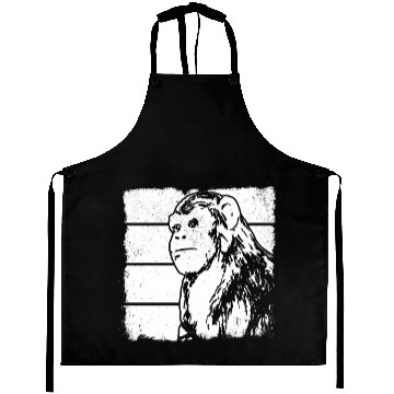 Discover Monkey Chimpanzee Orangutan Monkey - Monkey Aprons