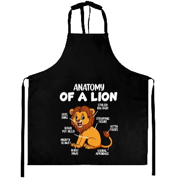 Discover Anatomy Of A Lion Aprons