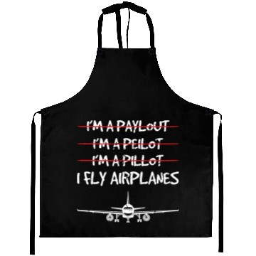 Discover Funny Commercial Airplane Pilots Aprons