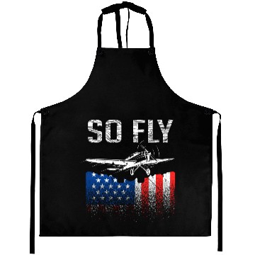 Discover Airplane Pilots USA Aprons