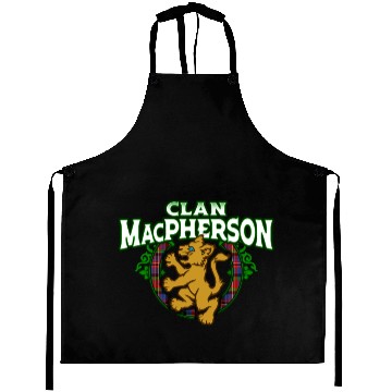 Discover Clan MacPherson Cute Baby Lion Rampant Kitten Aprons