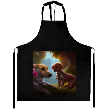 Discover Puppy Love Cute Puppies with A Little Steampunk Aprons