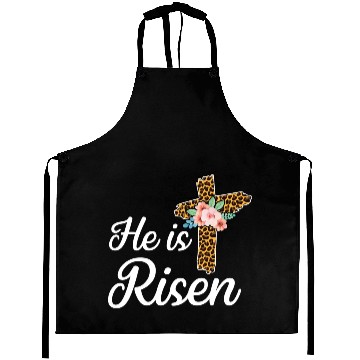 Discover He Is Risen Jesus Christ Cross Easter Sunday Aprons