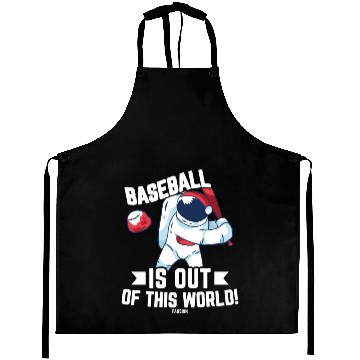 Discover Baseball bat space comet planet Aprons