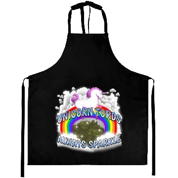 Discover Unicorn Turds Always Sparkle Aprons