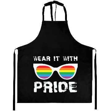 Discover LBGT Flag Gay Pride Human Wear it with Pride Aprons
