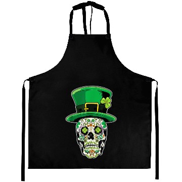 Discover Sugar Skull | St Patricks Day of the Dead Aprons