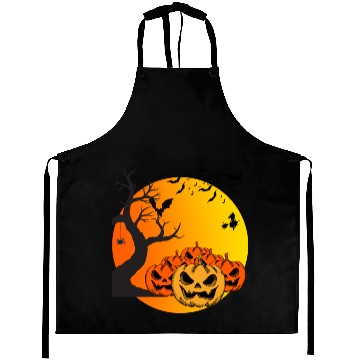 Discover Halloween Night Aprons