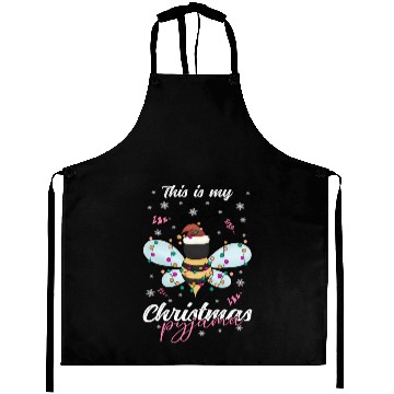 Discover Winter Christmas Pyjama Bee Aprons