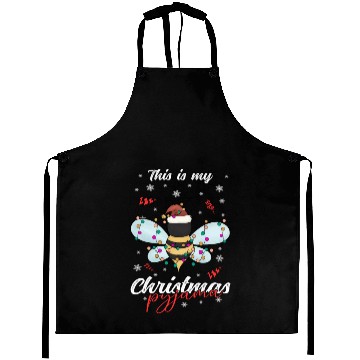 Discover Winter Christmas Pyjama Bee Aprons