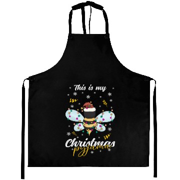 Discover Winter Christmas Pyjama Bee Aprons