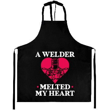 Discover Welder Welding Girlfriend Aprons