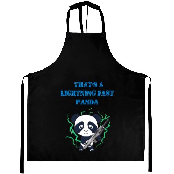 Discover That's a lightning fast panda. Aprons