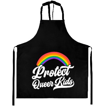 Discover Protect The Queer Kids Rainbow Pride Month Aprons