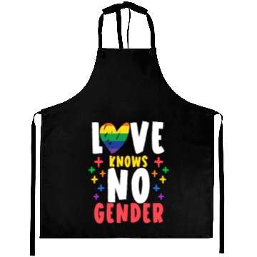 Discover Love Knows No Gender Rainbow Pride Month Aprons
