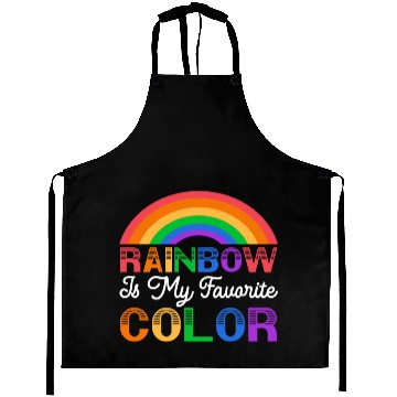 Discover Rainbow Is My Favorite Color Pride Month Aprons