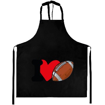 Discover I Love Football For Lovers American Football Aprons