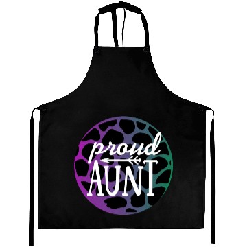 Discover Purple Leopard Proud Aunt Aprons