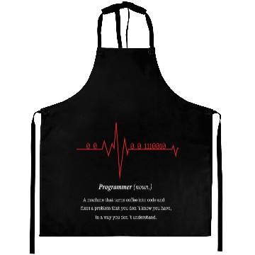 Discover Programmer Heartbeat Aprons