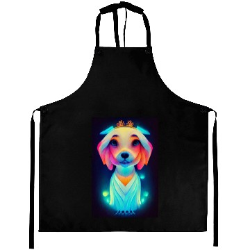 Discover Angel Dog 013 Aprons
