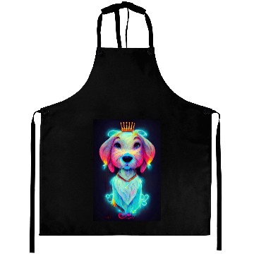 Discover Angel Dog 024 Aprons