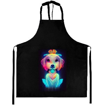 Discover Angel Dog 023 Aprons
