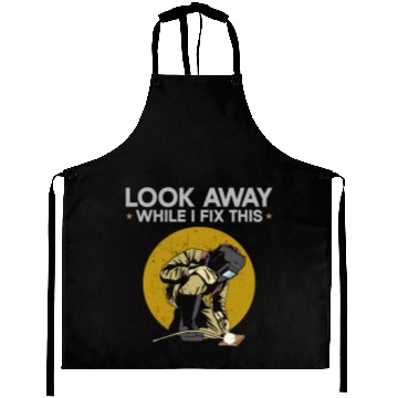 Discover Welder Welding Vintage Look Away Aprons